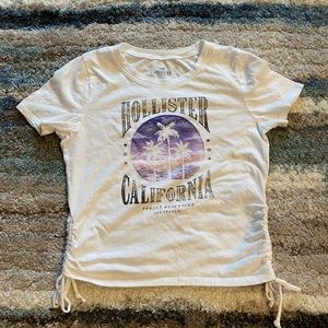 Hollister Sunset Cinched Baby Tee